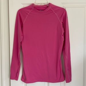 Nike Dri-Fit Compression Long Sleeve Pro Combat Top Pink